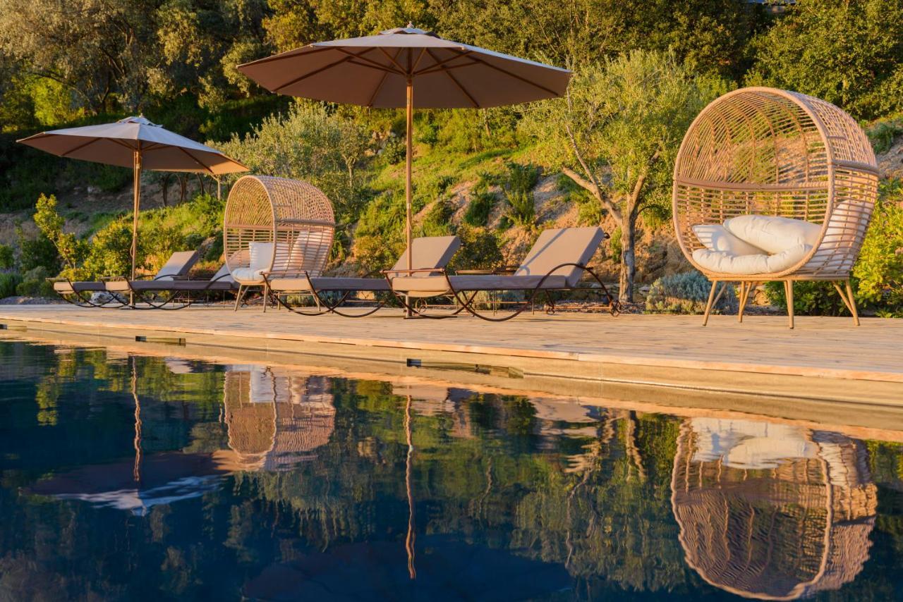 Terre de Maquis, maison d'hôtes vue mer Corse Sari-D'orcino Extérieur photo