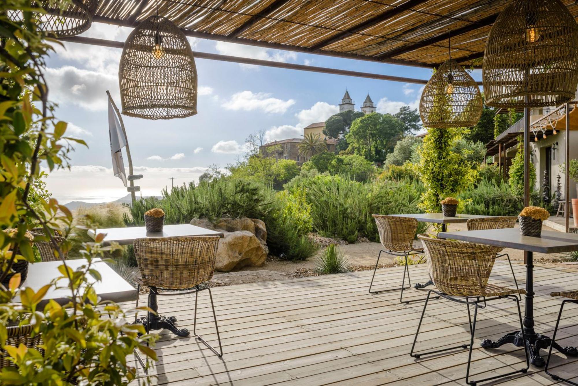 Terre de Maquis, maison d'hôtes vue mer Corse Sari-D'orcino Extérieur photo