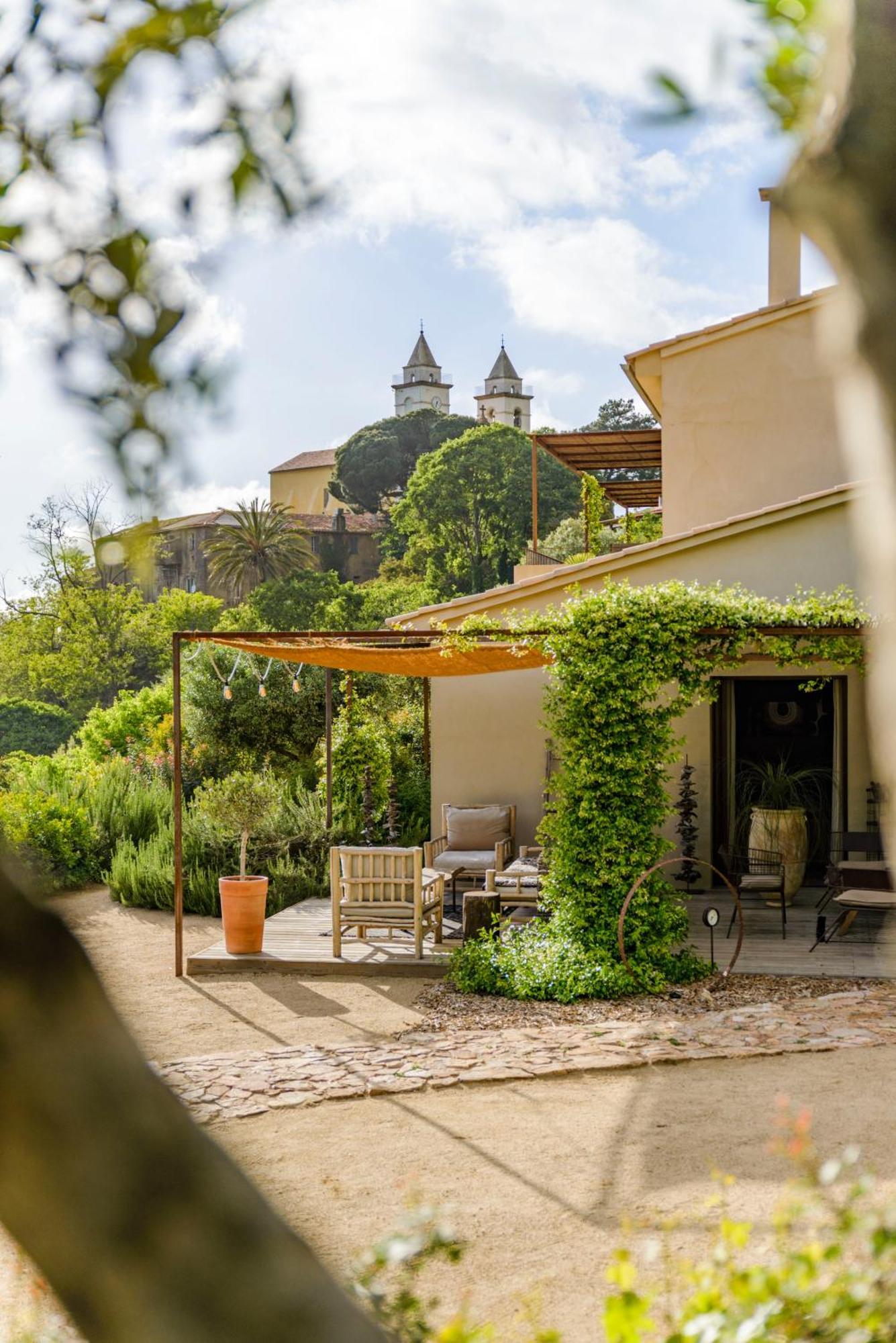 Terre de Maquis, maison d'hôtes vue mer Corse Sari-D'orcino Extérieur photo