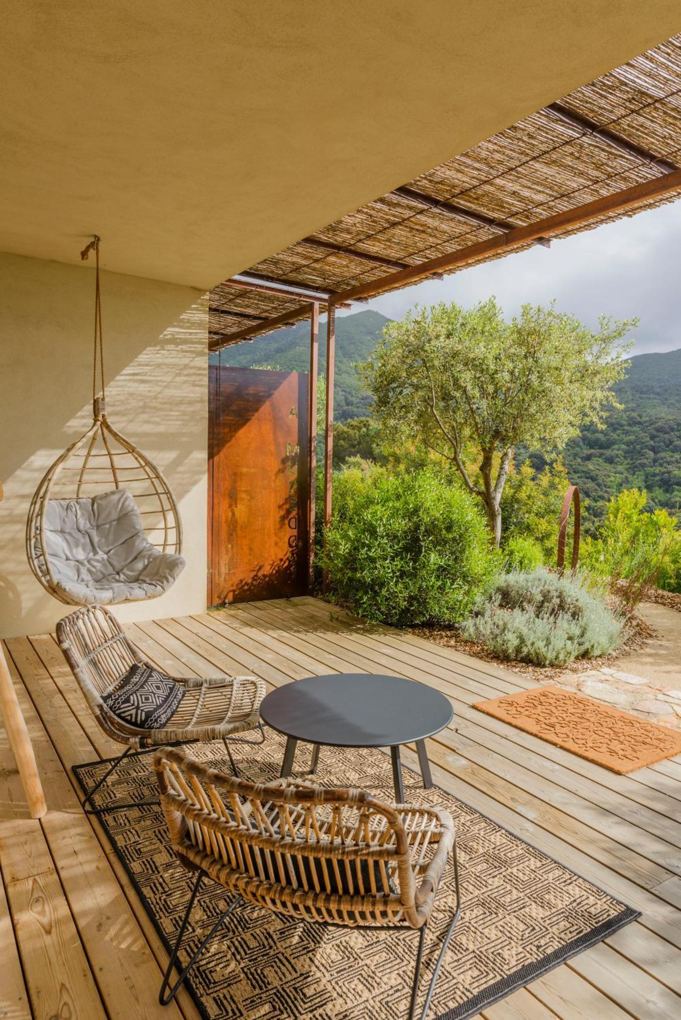 Terre de Maquis, maison d'hôtes vue mer Corse Sari-D'orcino Extérieur photo