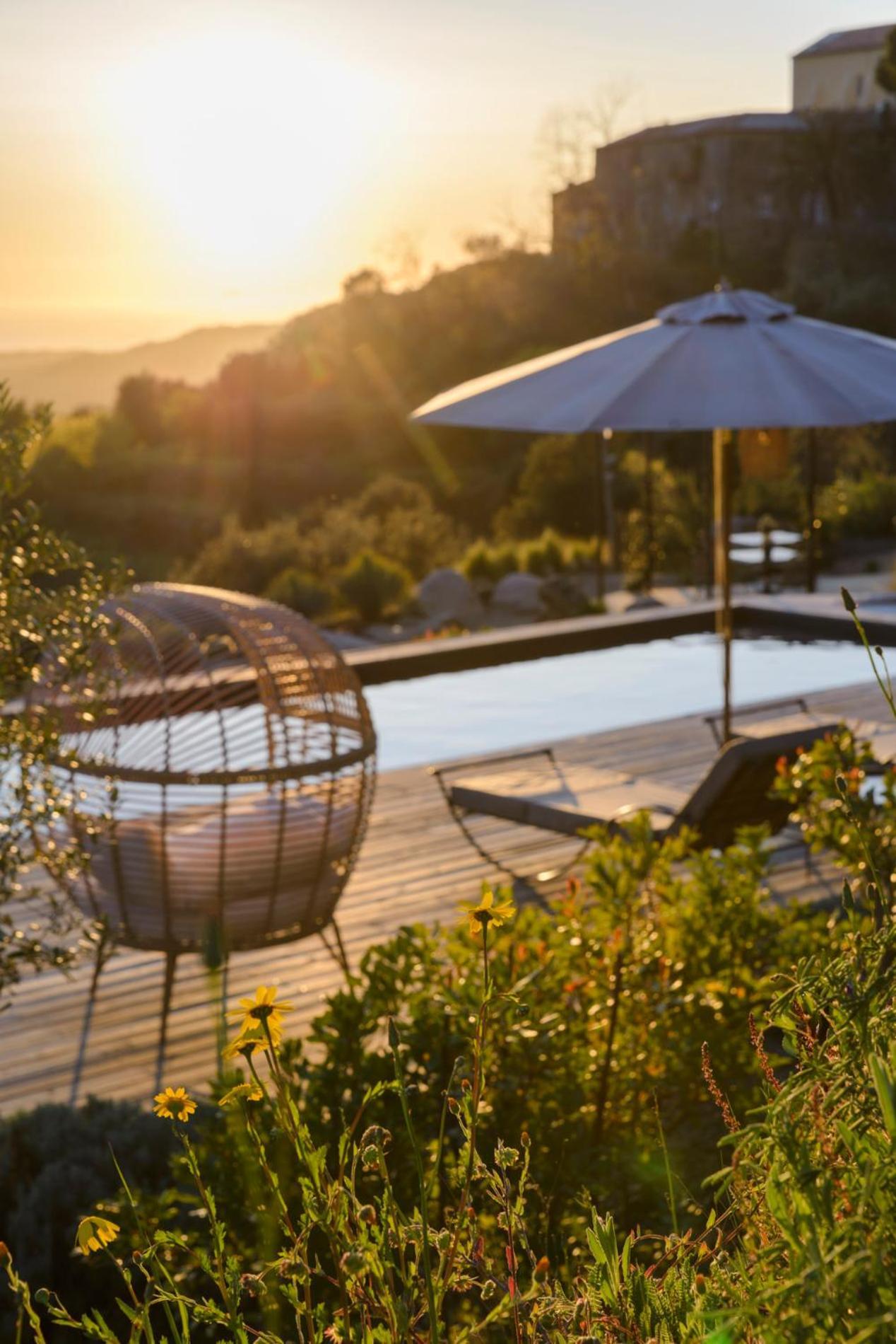 Terre de Maquis, maison d'hôtes vue mer Corse Sari-D'orcino Extérieur photo